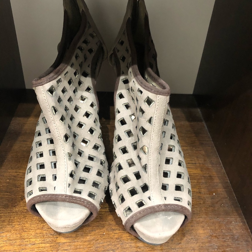 Rampage Caged Open Toed Heels